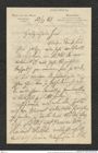 Nachlass Franz Steindachner, Brief von Max von dem Borne an Franz Steindachner (23.11.1885), Inv.Nr. 564.02, Seite 1